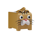 پیش‌نمایش فایل cat-7146093 از پک حیوانات مکعبی