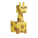 پیش‌نمایش فایل giraffe-7146082 از پک حیوانات مکعبی