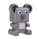 پیش‌نمایش فایل koala-7146084 از پک حیوانات مکعبی
