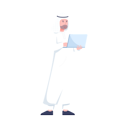 پیش‌نمایش فایل arabic-businessman-using-laptop-8672436 از پک عرب