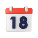 پیش‌نمایش فایل 18-date-5598927 از پک تقویم و تاریخ