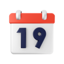 پیش‌نمایش فایل 19-date-5598925 از پک تقویم و تاریخ