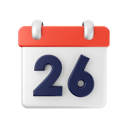 پیش‌نمایش فایل 26-date-5598876 از پک تقویم و تاریخ