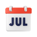 پیش‌نمایش فایل july-calendar-5598918 از پک تقویم و تاریخ