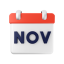 پیش‌نمایش فایل november-calendar-5598914 از پک تقویم و تاریخ