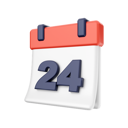پیش‌نمایش فایل 24-date-5624353 از پک تقویم