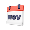 پیش‌نمایش فایل november-5624307 از پک تقویم