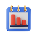 پیش‌نمایش فایل bar-chart-calendar-6746471 از پک تقویم