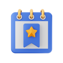 پیش‌نمایش فایل bookmark-calendar-6746446 از پک تقویم