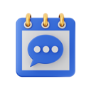 پیش‌نمایش فایل chat-calendar-6746470 از پک تقویم