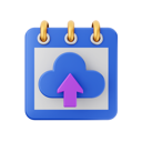 پیش‌نمایش فایل cloud-upload-calendar-6746441 از پک تقویم