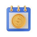 پیش‌نمایش فایل dollar-calendar-6746462 از پک تقویم