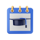 پیش‌نمایش فایل graduation-hat-calendar-6746448 از پک تقویم