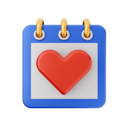 پیش‌نمایش فایل heart-calendar-6746458 از پک تقویم