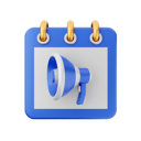 پیش‌نمایش فایل megaphone-calendar-6746469 از پک تقویم