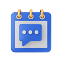 پیش‌نمایش فایل message-chat-calendar-6746454 از پک تقویم