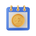 پیش‌نمایش فایل pound-calendar-6746437 از پک تقویم