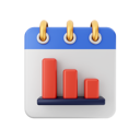 پیش‌نمایش فایل bar-chart-calendar-6746299 از پک تقویم