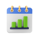 پیش‌نمایش فایل bar-chart-calendar-6746300 از پک تقویم