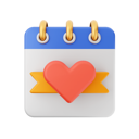 پیش‌نمایش فایل heart-calendar-6746271 از پک تقویم