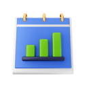 پیش‌نمایش فایل bar-chart-calendar-6741712 از پک تقویم