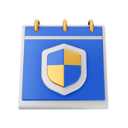 پیش‌نمایش فایل calendar-shield-6741720 از پک تقویم