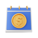 پیش‌نمایش فایل dollar-calendar-6741718 از پک تقویم