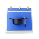 پیش‌نمایش فایل graduation-hat-calendar-6741703 از پک تقویم