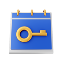 پیش‌نمایش فایل key-calendar-6741704 از پک تقویم
