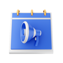 پیش‌نمایش فایل megaphone-calendar-6741723 از پک تقویم