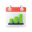 پیش‌نمایش فایل bar-chart-calendar-6673855 از پک تقویم