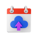 پیش‌نمایش فایل cloud-upload-calendar-6673827 از پک تقویم