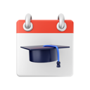 پیش‌نمایش فایل graduation-hat-calendar-6673836 از پک تقویم