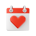 پیش‌نمایش فایل heart-calendar-6673842 از پک تقویم
