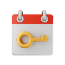پیش‌نمایش فایل key-calendar-6673834 از پک تقویم