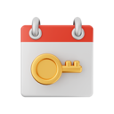 پیش‌نمایش فایل key-calendar-6673853 از پک تقویم
