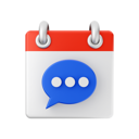 پیش‌نمایش فایل message-calendar-6673858 از پک تقویم