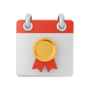 پیش‌نمایش فایل ribbon-calendar-6673816 از پک تقویم