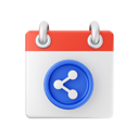 پیش‌نمایش فایل share-calendar-6673856 از پک تقویم