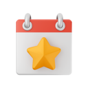 پیش‌نمایش فایل star-calendar-6673815 از پک تقویم