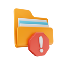 پیش‌نمایش فایل folder-warning-6842609 از پک فایل‌ها پوشه