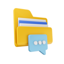 پیش‌نمایش فایل chat-folder-6842154 از پک پوشه