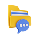 پیش‌نمایش فایل chat-folder-6842175 از پک پوشه