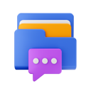 پیش‌نمایش فایل chat-file-6842081 از پک آبی پوشه، رنگی