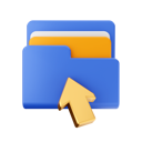 پیش‌نمایش فایل click-folder-6842079 از پک آبی پوشه، رنگی