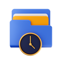 پیش‌نمایش فایل clock-folder-6842085 از پک آبی پوشه، رنگی