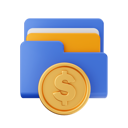 پیش‌نمایش فایل dollar-coin-folder-6842090 از پک آبی پوشه، رنگی