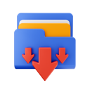 پیش‌نمایش فایل downloading-file-6842099 از پک آبی پوشه، رنگی
