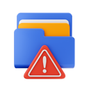 پیش‌نمایش فایل folder-warning-6842103 از پک آبی پوشه، رنگی