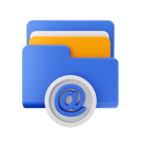 پیش‌نمایش فایل mail-folder-6842078 از پک آبی پوشه، رنگی